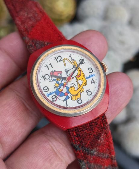 นาฬิกา Vintage Splinter​ Cuddles by Citizen ระบบไขลาน​ ที่สุดของหน้าการ์ตูน​ หายากมาก​ ราคาสุดแบ่งปันครับ รูปที่ 2