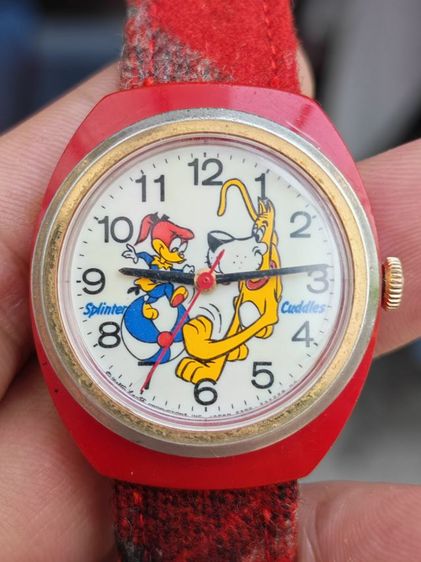 นาฬิกา Vintage Splinter​ Cuddles by Citizen ระบบไขลาน​ ที่สุดของหน้าการ์ตูน​ หายากมาก​ ราคาสุดแบ่งปันครับ รูปที่ 6