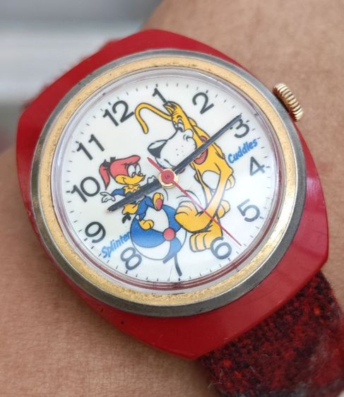 นาฬิกา Vintage Splinter​ Cuddles by Citizen ระบบไขลาน​ ที่สุดของหน้าการ์ตูน​ หายากมาก​ ราคาสุดแบ่งปันครับ รูปที่ 8