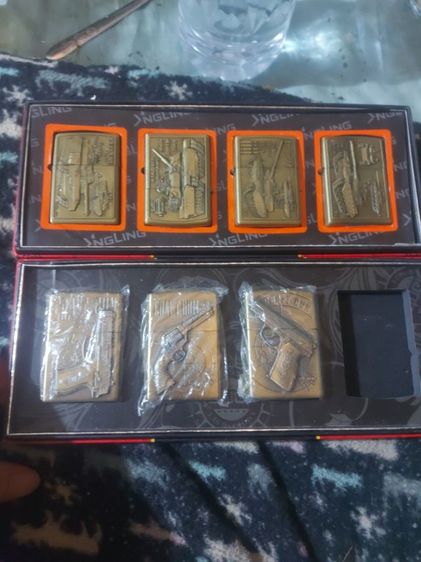 ขายไฟแช็คทองเหลืองของใหม่