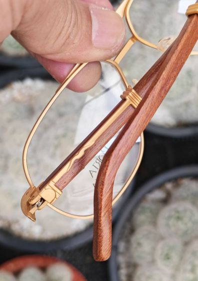 แว่น​ Vintage​ Porta Romana ขาไม้​ hand made in italy​ หายากมาก​ ราคาแบ่งปันครับ รูปที่ 13
