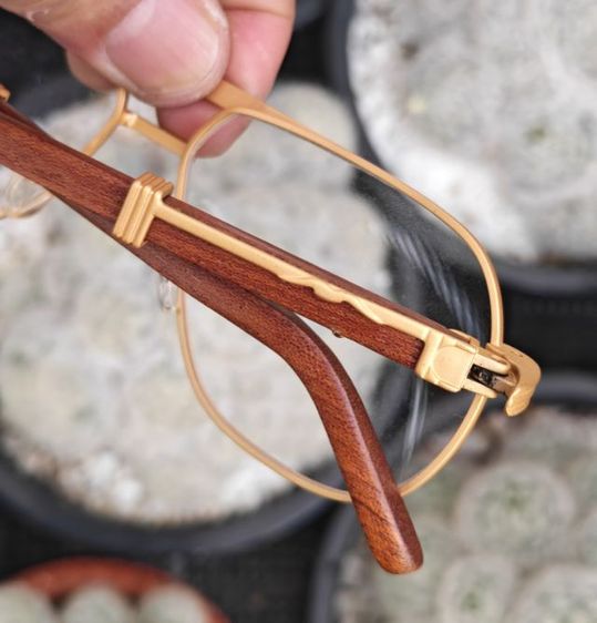 แว่น​ Vintage​ Porta Romana ขาไม้​ hand made in italy​ หายากมาก​ ราคาแบ่งปันครับ รูปที่ 12