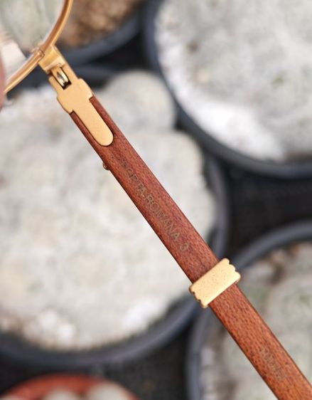 แว่น​ Vintage​ Porta Romana ขาไม้​ hand made in italy​ หายากมาก​ ราคาแบ่งปันครับ รูปที่ 16