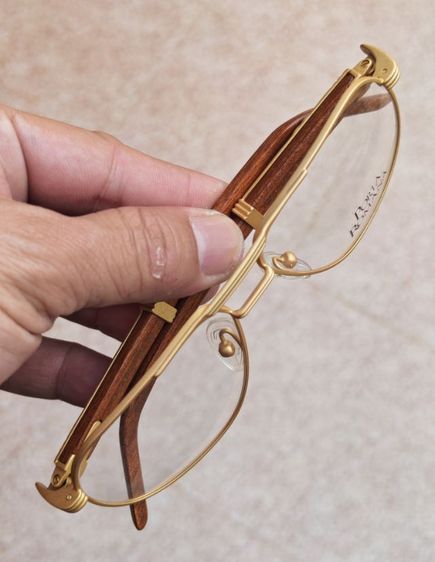 แว่น​ Vintage​ Porta Romana ขาไม้​ hand made in italy​ หายากมาก​ ราคาแบ่งปันครับ รูปที่ 4