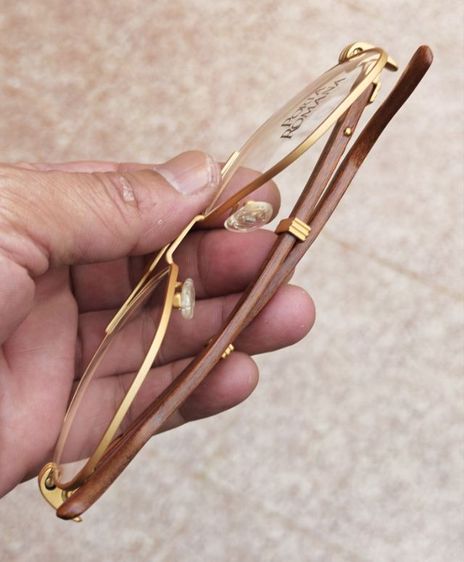 แว่น​ Vintage​ Porta Romana ขาไม้​ hand made in italy​ หายากมาก​ ราคาแบ่งปันครับ รูปที่ 5