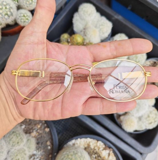 แว่น​ Vintage​ Porta Romana ขาไม้​ สวยจัด​ ราคาแบ่งปันครับ