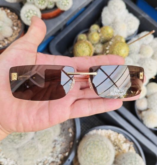 แว่น​ Vintage​ Porta Romana ขาไม้​ สวยมาก​ ราคาแบ่งกันใช้ครับ