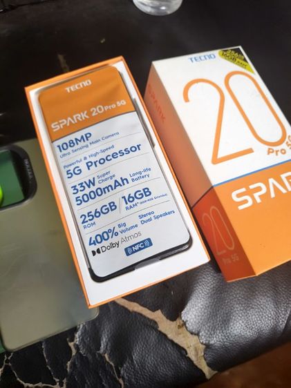 ยี่ห้ออื่นๆ Tecno Spark 20 pro 5g  256 GB