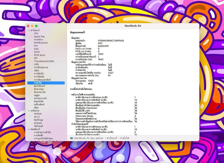 MacBook Air 13-inch 2018 Ram8GB SSD256GB Gold รูปที่ 13