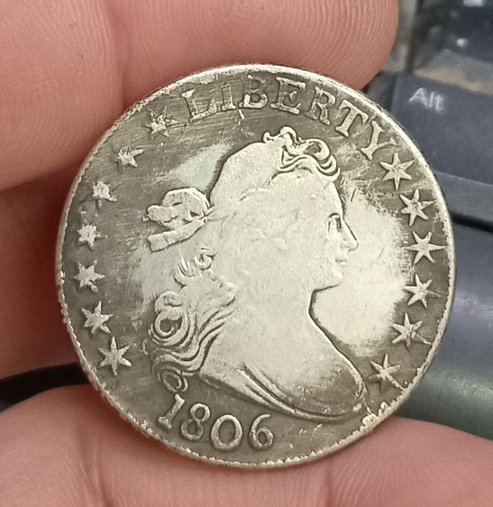 3065-เหรียญที่ระลึกเพื่อการสะสม LIBERTY หลังนกอินทรีย์ ขนาดเส้นผ่าศูนย์กลางประมาณ 3.2 ซม รูปที่ 2