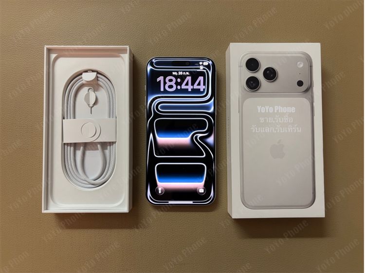 256 GB iPhone 17 Pro max 256gb สีเงิน  ประกันถึง 01-01-70 แบต 100 