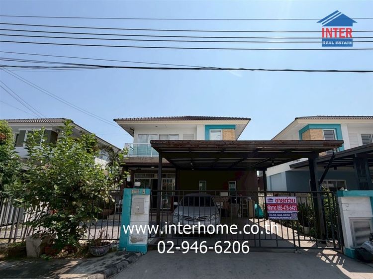 บ้านเดี่ยว 2 ชั้น 71.1 ตร.ว. หมู่บ้านเทรนดี้ ธารา พระราม 2 ซอยอนามัยงามเจริญ11 ถนนพระราม2 ถนนอนามัยงามเจริญ เขตจอมทอง กรุงเทพมหานคร