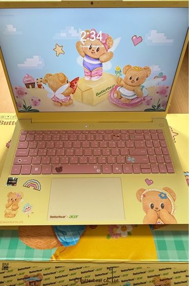 โน๊ตบุ๊กหมีเนย (ของใหม่) acer รุ่นลิมิเต็ด