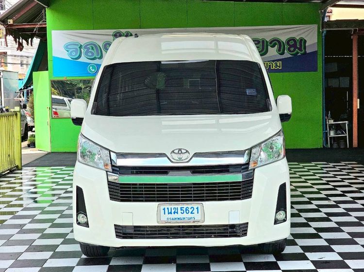 Toyota Commuter 2022 2.8 Van ดีเซล ไม่ติดแก๊ส เกียร์อัตโนมัติ ขาว รูปที่ 3