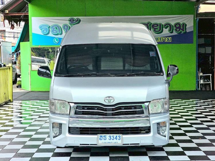 Toyota Commuter 2010 2.5 Van ดีเซล ไม่ติดแก๊ส เกียร์ธรรมดา บรอนซ์เงิน รูปที่ 3