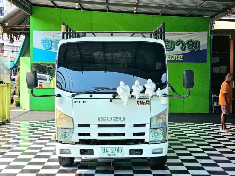 Isuzu ELF 2014 3.0 NLR Pickup ดีเซล ไม่ติดแก๊ส เกียร์ธรรมดา ขาว รูปที่ 3