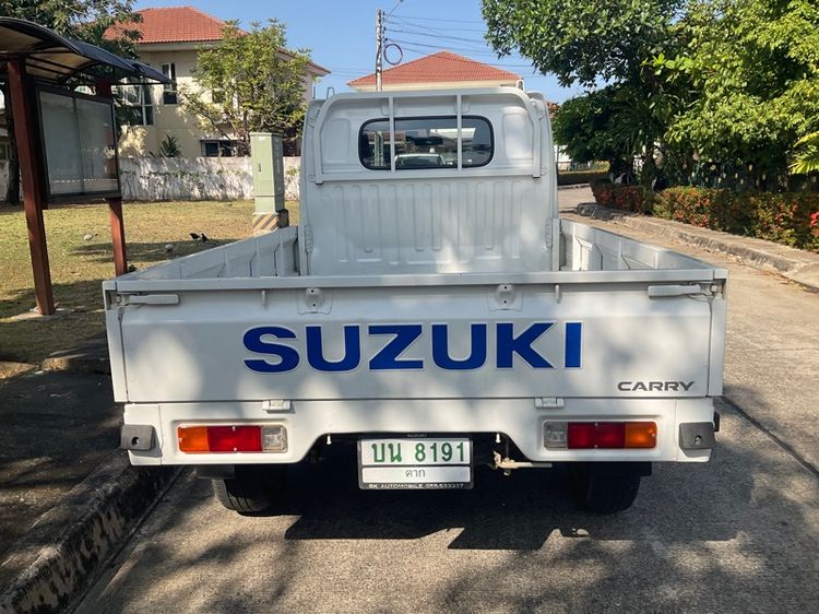 Suzuki Carry 2021 1.6 Mini Truck Pickup เบนซิน ไม่ติดแก๊ส เกียร์ธรรมดา ขาว รูปที่ 4