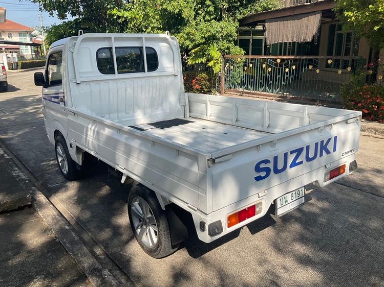 Suzuki Carry 2021 1.6 Mini Truck Pickup เบนซิน ไม่ติดแก๊ส เกียร์ธรรมดา ขาว รูปที่ 3