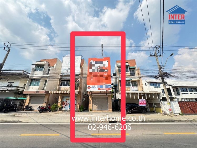 อาคารพาณิชย์ 3 ชั้น 33 ตร.ว. ซอยบางแวก (จรัญ13) ถนนกาญจนาภิเษก ถนนพุทธมณฑลสาย 1 ตรงข้ามหมู่บ้านสิรินพาร์ค เขตบางแค กรุงเทพมหานคร