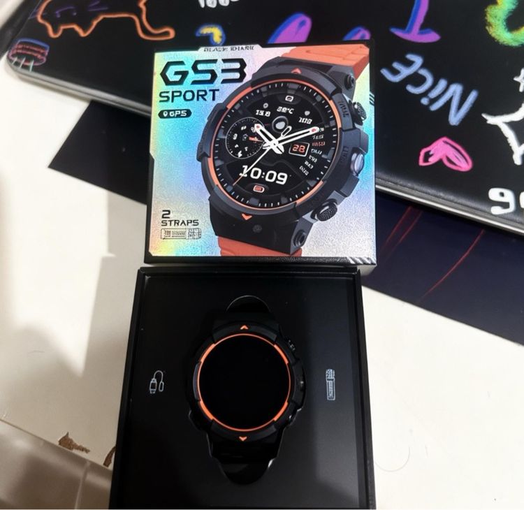 ดำ อื่นๆ นาฬิกา black shark gs3