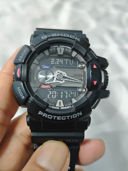 ดำ ขายนาฬิกามือสอง CASIO G-SHOCK รุ่น GBA-400 Bluetooth G'MIX สภาพสวย กระจกสายสวยๆ