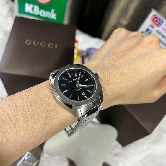 Gucci GG2570 41mm Black Dial Steel Men‘s รุ่น YA142312 รูปที่ 13