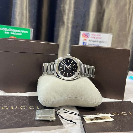 Gucci GG2570 41mm Black Dial Steel Men‘s รุ่น YA142312 รูปที่ 18