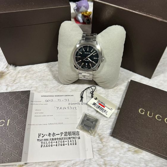 Gucci GG2570 41mm Black Dial Steel Men‘s รุ่น YA142312 รูปที่ 12