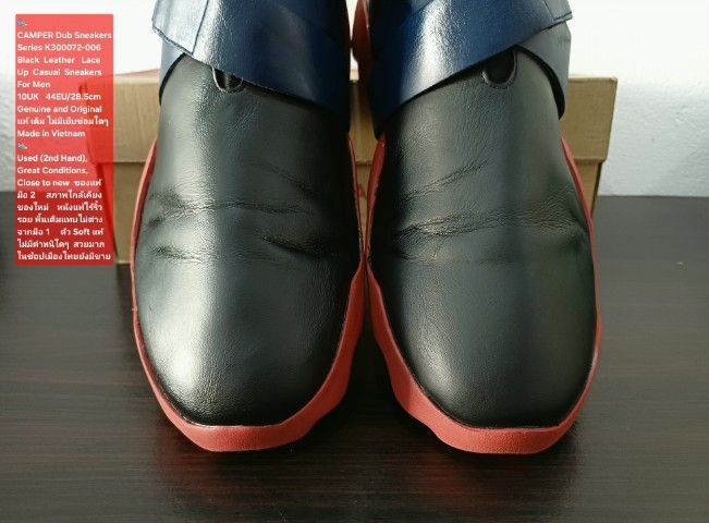 CAMPER Dub Sneakers, Men's 10UK 44EU(28.5cm) Original ของแท้ มือ 2 สภาพใกล้เคียงของใหม่, รองเท้า CAMPER หนังแท้ พื้นเต็มสวยมาก ไม่มีตำหนิใดๆ รูปที่ 7