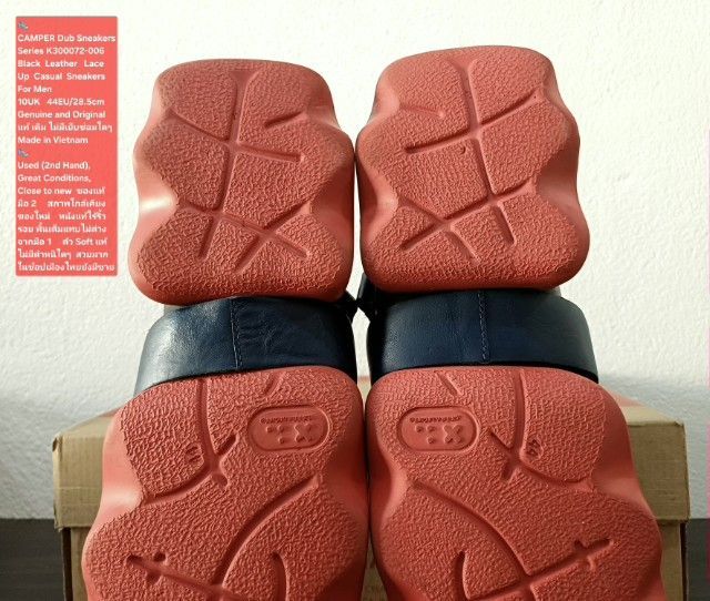 CAMPER Dub Sneakers, Men's 10UK 44EU(28.5cm) Original ของแท้ มือ 2 สภาพใกล้เคียงของใหม่, รองเท้า CAMPER หนังแท้ พื้นเต็มสวยมาก ไม่มีตำหนิใดๆ รูปที่ 11