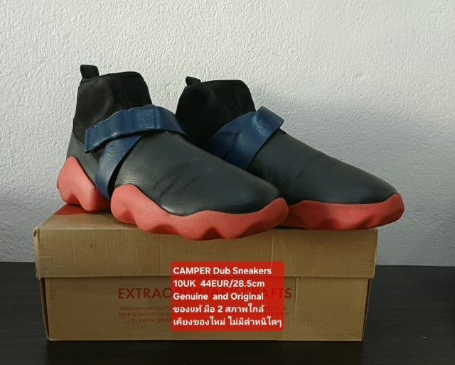 CAMPER Dub Sneakers, Men's 10UK 44EU(28.5cm) Original ของแท้ มือ 2 สภาพใกล้เคียงของใหม่, รองเท้า CAMPER หนังแท้ พื้นเต็มสวยมาก ไม่มีตำหนิใดๆ รูปที่ 4