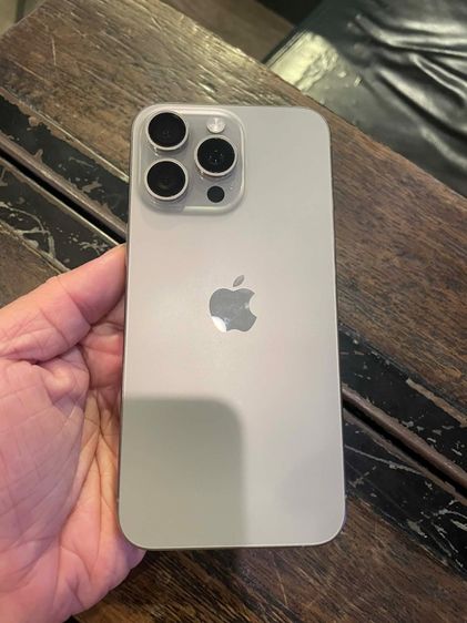 iPhone 15 Promax 512 GB สี Natural Titanium เครื่องศูนย์ สภาพสวย เหมือนใหม่ รูปที่ 4