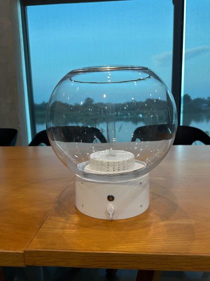 โหลตู้ปลาเคลื่อนที่-โหลตู้ปลาเชิงนิเวศและเสริมฮวงจุ้ย กลมวงรีสวยงามมากแบบตั้งโต๊ะ รูปที่ 2