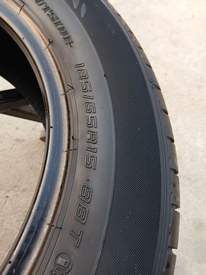 ยางชุด ดันลอป 185-65-15 ปี22 ดอกดี รูปที่ 6
