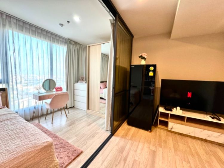 Ananda Development ไม่อนุญาต ตกแต่งครบ 2021 (เจ้าของ)ปล่อยเช่าIdeo Mobi Sukhumvit Eastpoint 1นอน ห้องมุม ชั้นสูง วิวสวย👍🏻 รูปที่ 4