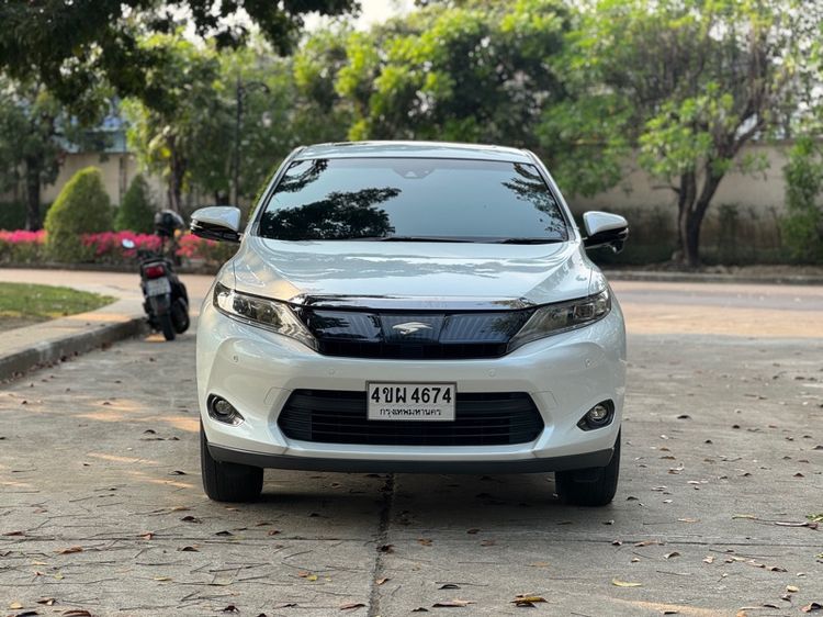 Toyota Harrier 2015 Utility-car ไฮบริด ไม่ติดแก๊ส เกียร์อัตโนมัติ ขาว รูปที่ 2