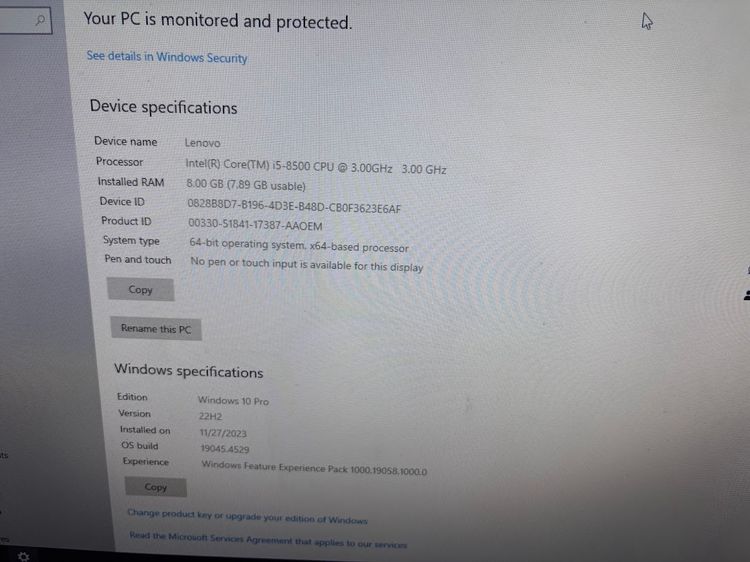 คอมพิวเตอร์มือสอง mini ยี่ห้อ Lenovo ทั้งชุด รูปที่ 4