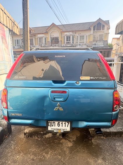 Mitsubishi Triton 2009 2.4 GLS Plus Pickup เบนซิน ไม่ติดแก๊ส เกียร์ธรรมดา ฟ้า รูปที่ 2
