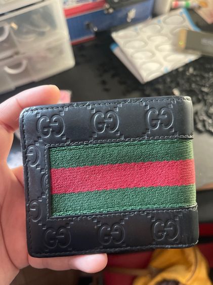 Gucci ลาย GG ผ้าแถบเขียว-แดง