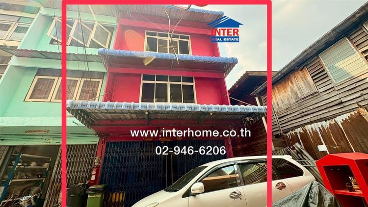 อาคารพาณิชย์ 3 ชั้น 13 ตร.ว. อาคารพาณิชย์ ตรอกเชิงสะพานพิบูล (ฝั่งขวา) ถนนประชาราษฎร์สาย1 เขตบางซื่อ กรุงเทพมหานคร