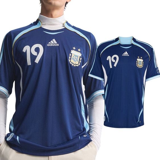 ขายเสื้อฟุตบอล ชุดเยือนARGENTINA 2006 MESSI รูปที่ 4