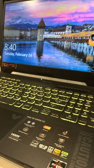 ขาย ASUS TUF Gaming A15 (FA507) โน้ตบุคเกมมิ่ง สภาพสวย อุปกรณ์ครบกล่อง ประกันเหลือถึงปี 2027 ผ่อนได้ รูปที่ 4