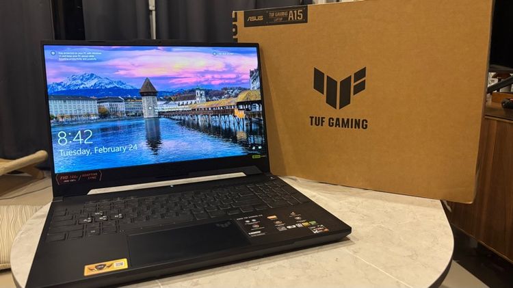 ขาย ASUS TUF Gaming A15 (FA507) โน้ตบุคเกมมิ่ง สภาพสวย อุปกรณ์ครบกล่อง ประกันเหลือถึงปี 2027 ผ่อนได้