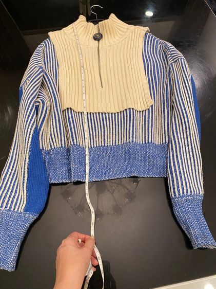 ชาแนล (ติดจองค่ะ)เสื้อเนื้อผ้าไหมพรมฝรั่งเศส สภาพใหม่เอี่ยม รูปที่ 7