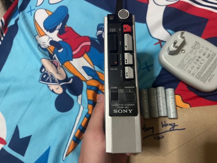 เครื่องเล่นเทป Sony tcm-141 Jp ระบบปกติ เปิดฝาเล่นเทปได้ รูปที่ 3