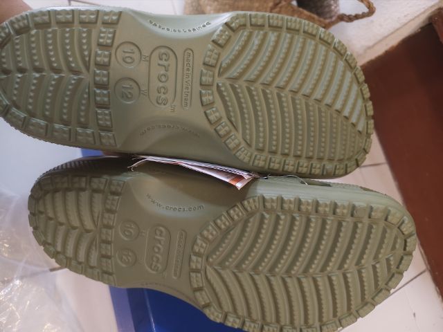crocs classic แท้ ไม่เคยใส่ สีเขียวหายาก รูปที่ 7