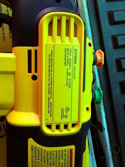 ขายเครื่องฉีดน้ำของ Dewalt DCPW 550 รูปที่ 3