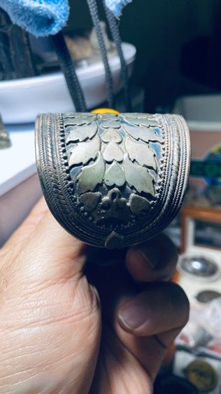 กำไลเงิน หัวแอมเบอร์(Amber) รูปที่ 4