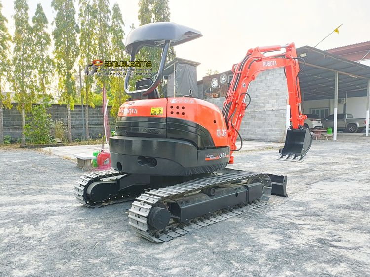  รถขุด แบคโฮ  Kubota U35-3  ขนาด 3.5 ตัน   คอนโทรลน้ำมัน ปั๊มนิ้ว แทรคเหล็ก มีไลน์ไปป์ปิ้ง รูปที่ 5