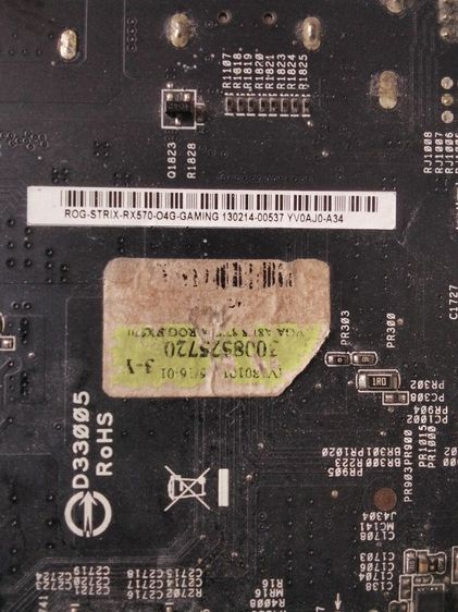 การ์ดจอ ASUS ROG STRIX RX 570 4GB GAMING มือสองใช้งานมาเครื่องเดียว รูปที่ 6